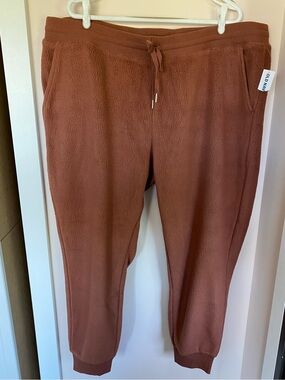 Old Navy Women’s Sherpa Fleece Jogger Pants - XXL